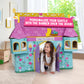Pop2Play Fairytale Castle Playset - Imagination Toy, 43" Multicolor Cardboard, Model 1046-01-US-AZ