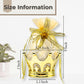 JC HUMMINGBIRD JCHB12 Pieces Fillable Gold Crown with Flower Pouch Party Favors