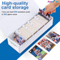 Joyoumess Trading Card Storage Box, Cardboard Storage Boxes With Dividers For Baseball, Sports, Game, Playing Card Collection Or