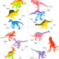 Gidgod Dinosaur Figures For Toddlers Kids Toys 7 Inch Jumbo Figure Educational Mini Small Kimicare Animal Toy,Cake Decoration Di