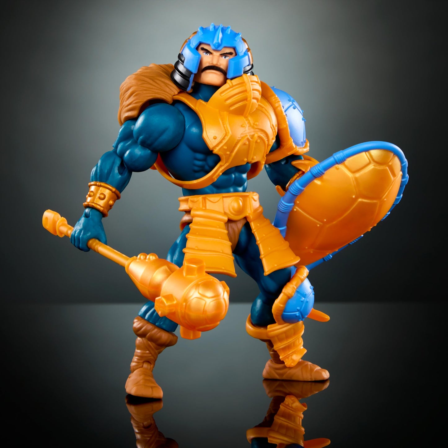 Masters of the Universe Origins Turtles of Grayskull Man-At-Arms Action Figure Toy  16 Articulations  TMNT & MOTU Crossover with Accessories