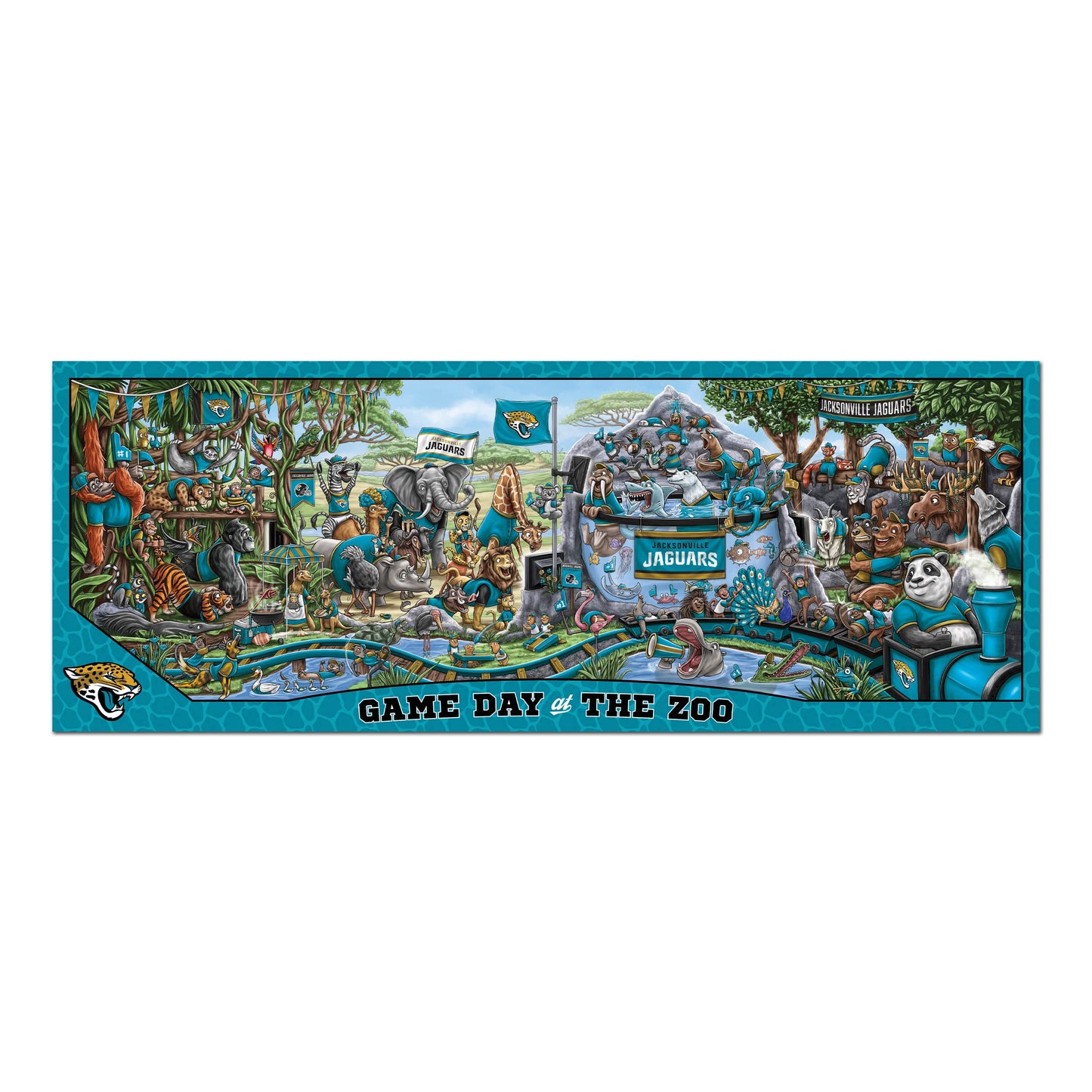 YouTheFan NFL Jacksonville Jaguars Game Day at The Zoo 500pc Puzzle