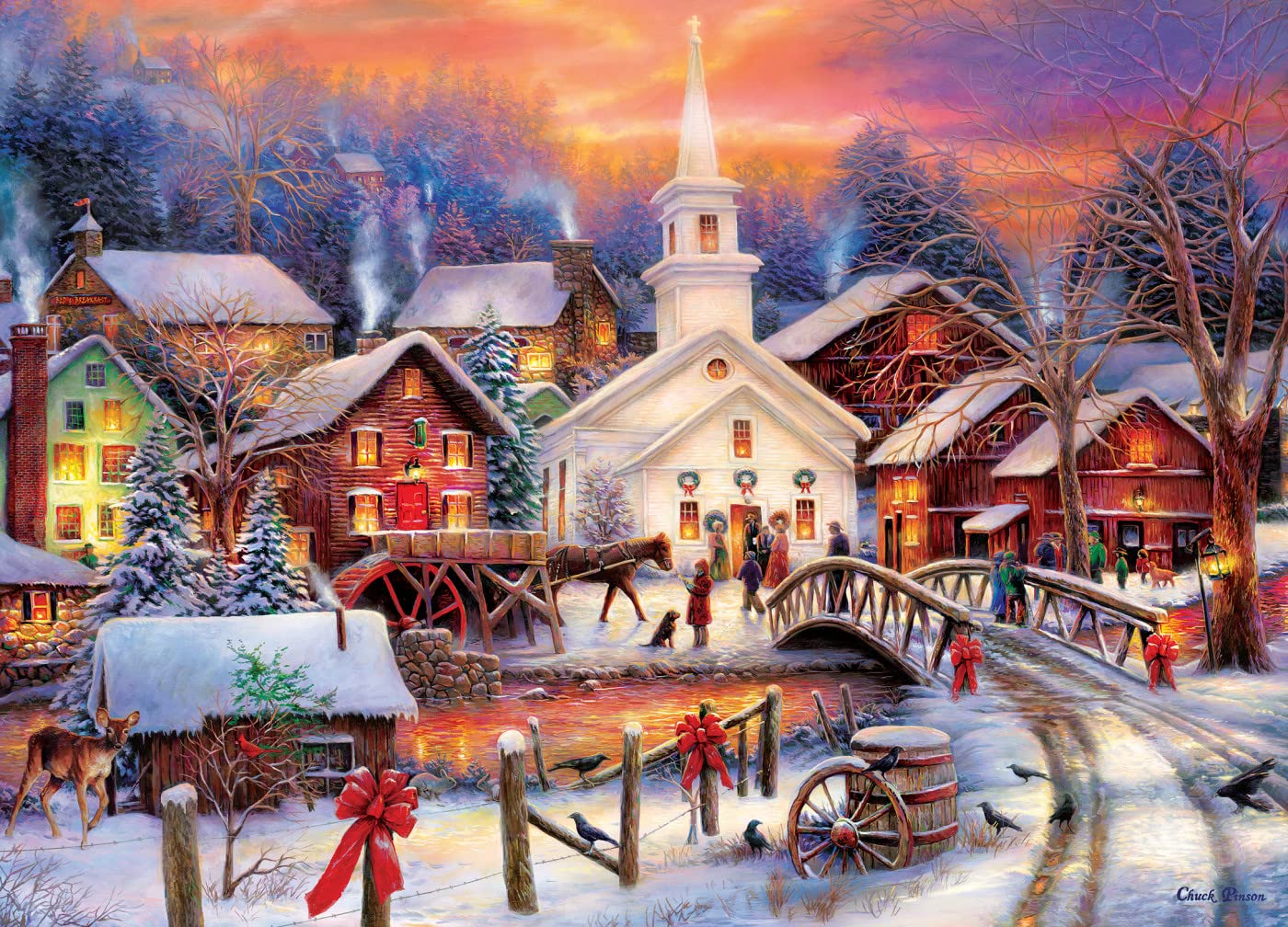 MasterPieces 1000 Piece Christmas Jigsaw Puzzle - Hope Runs Deep - 19.25x26.75