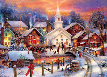 MasterPieces 1000 Piece Christmas Jigsaw Puzzle - Hope Runs Deep - 19.25x26.75