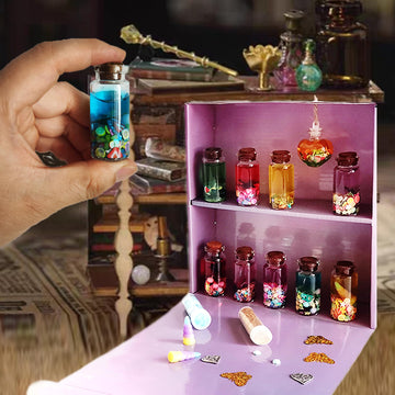 Demoabejas Fairy Mixies Potions Set With Magic For Kids, Diy 19 Bottles Mixies Potions For Christmas, Creativity Art Craft Toy F