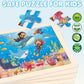 4 Packs Puzzles For Kids Ages 4-6, Wooden Animals Jigsaw Puzzles For Toddlers Ages 2-4, Preschool Educational Puzzles Boards Toy