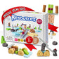 Taksa Toys Educational Building Blocks, 72 Pcs, Multicolored, TPE Plastic, STEM & Montessori Learning for Kids Ages 3-7+ Years