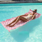 Parentswell 2 Pack Inflatable Pool Floats Adult, 71''X33'' Large Pool Raft Water Lounge Float With Headrest Floating Mat Swimmin