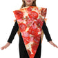 Aobute Kids Pizza Costume Funny Halloween Outfit Child Pizza Slice Boys Girl Food Mascot Suit 5-7 Years