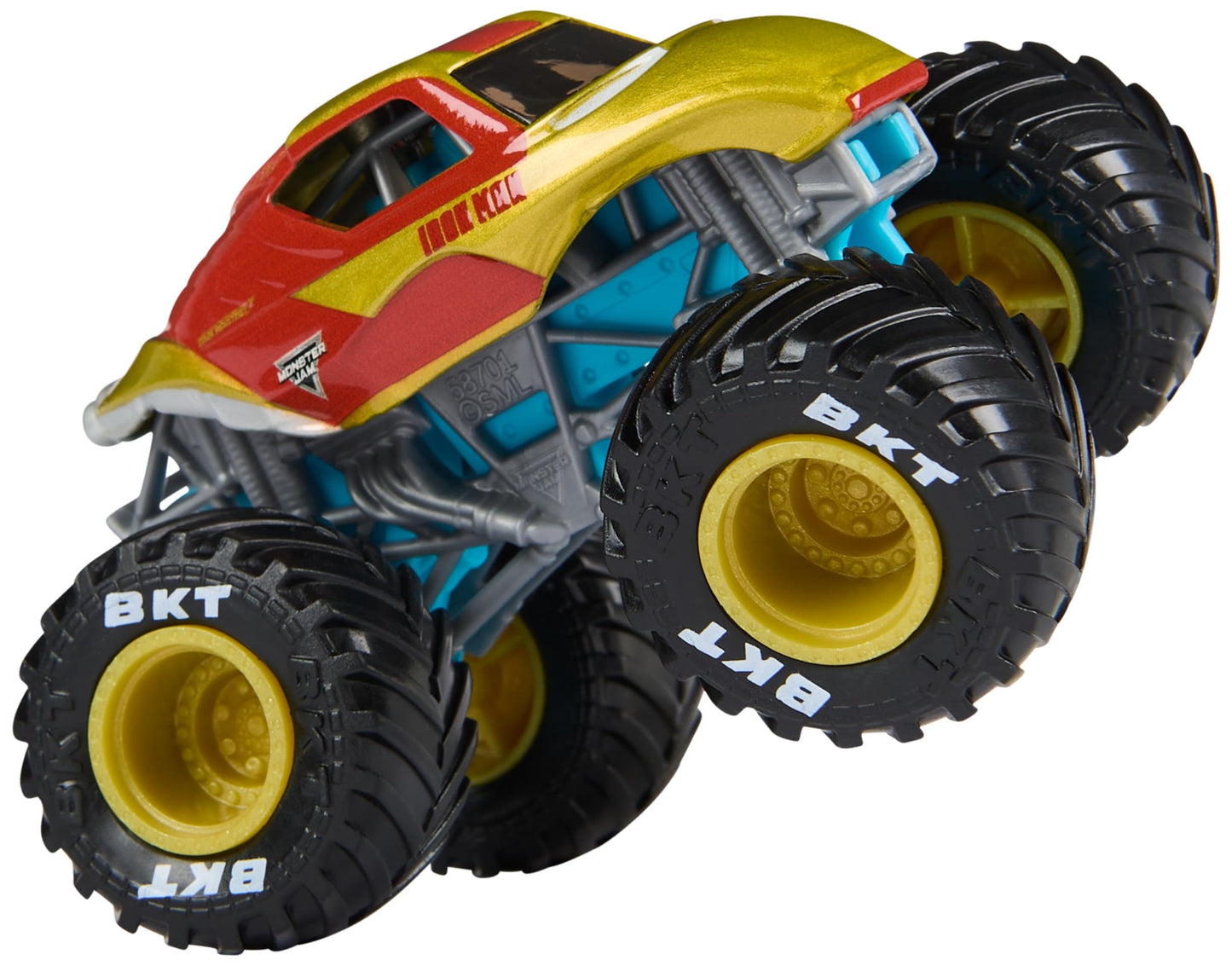 Monster Jam Twin Pack Original Monster Trucks, Marvel Superhero Design, 1:64 Scale, Multi-coloured, Assorted Truck Pairs, Ages 3+
