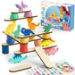 Montessori Dinosaur Toys For 1 2 3 4 Year Old Toddlers, Preschool Education Toys For Ages 2-4 Boys Girls Kids, Wooden Dinosaur Blocks Sorting & Stacking & Balance Toys, Educational Birthday Gift