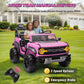 Enyopro 24V Ride On Toys For Big Kids, Licensed Ford Bronco Raptor 2 Seater Kids Electric Vehicle, Battery Powered Ride On Car J