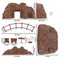 BMC Classic Marx Western Gold Mine Plastic Cowboys Army Men Playset Accessories