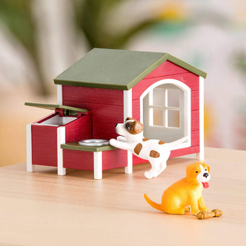 Terra By Battat – 5 Pcs Dog House Playset –Toy Dog Figurines For Kids 3-Years-Old And Up