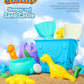 DISHIO Beach Sand Toys for Kids Sand Box Beach Toys with Mesh Bag,Sand Castle Bucket and Shovel,Sand Molds,Waterig Can, Sieve, D