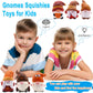 JOINBO Thanksgiving Gnomes Squishies - 6 Pack Soft Stress Relief Toys, Small, Brown, PU Material, Perfect Party Favor for Kids