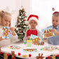 Frienda 48 Set Christmas Gingerbread Craft Kit Make a Gingerbread House Stickers Ornament Bulk DIY Arts Crafts for Xmas Tree Dec