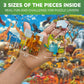 Quokka 100 Piece Puzzles For Kids Ages 4-6 – Floor Kids Puzzles Ages 6-8 Year Old – Toy For Learning Africa Animals For 8-10 Yo – Jigsaw Toddler Game For Boy And Girl Ages 3-5