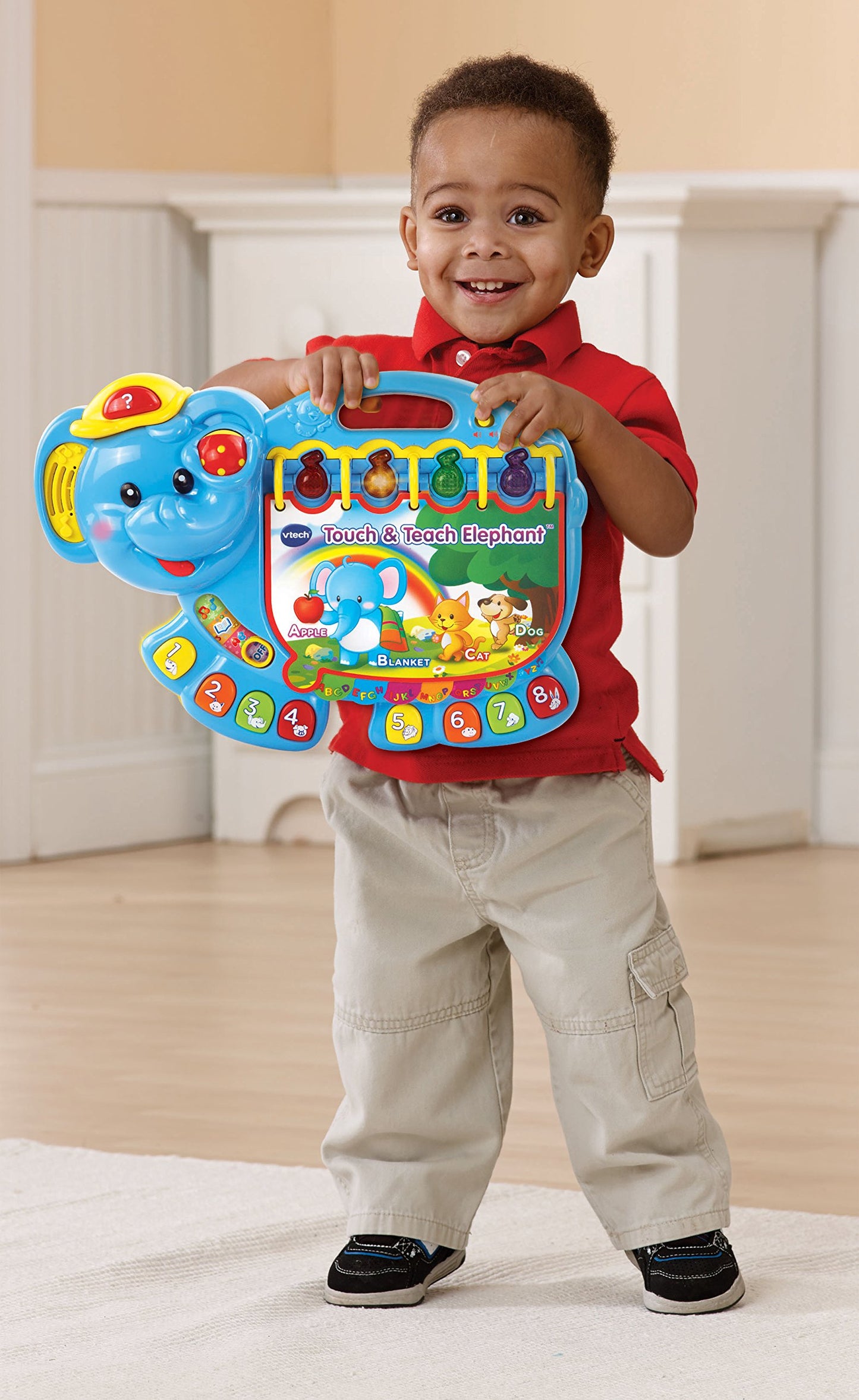 Vtech Touch And Teach Elephant Book , Blue