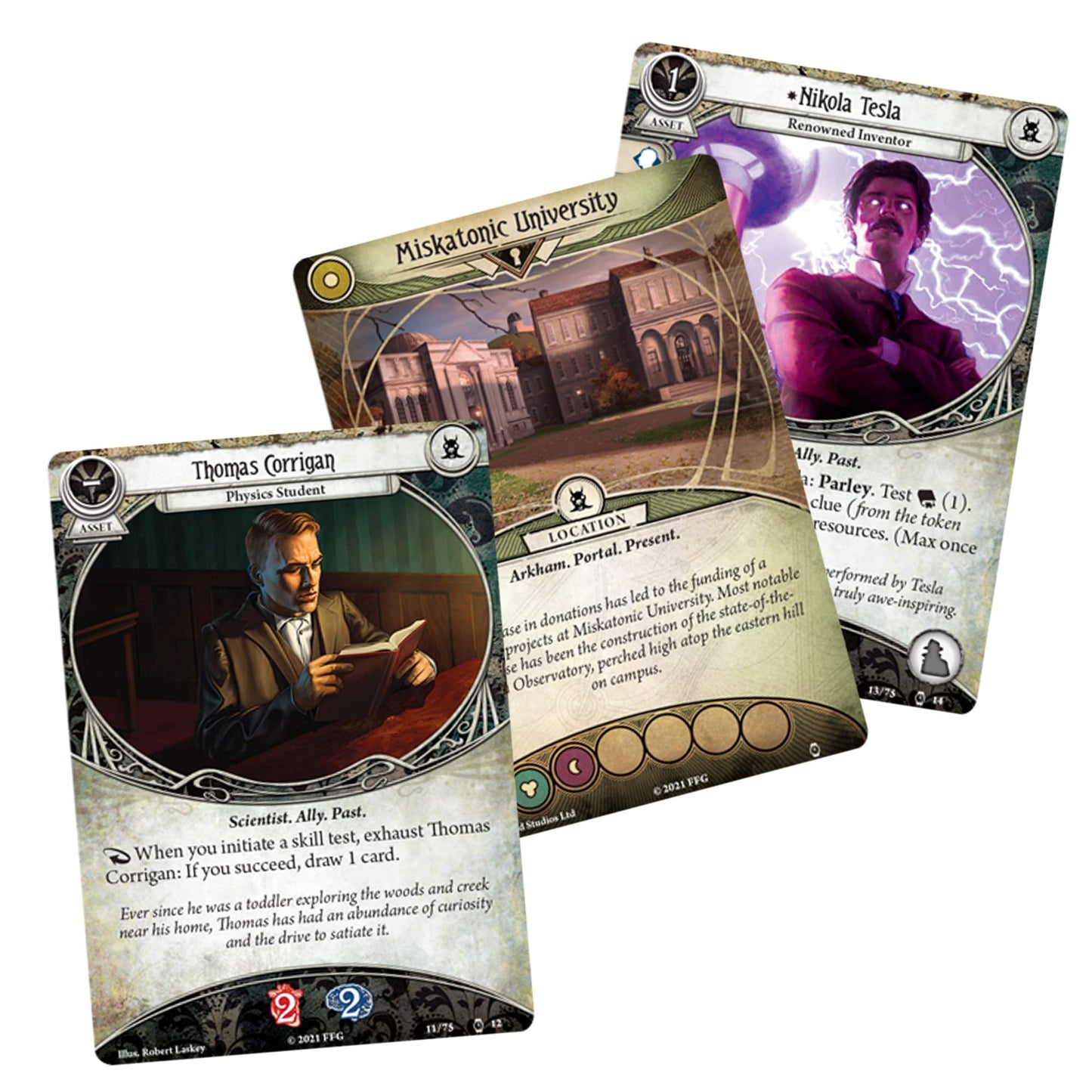Asmodee Arkham Horror The Card Game Machinations Through Time Expansion - Unravel A Chronological Conundrum, Lovecraftian Cooper