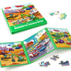 Synarry Vehicle Theme Magnetic Puzzles For Toddlers 3-5, 36 Pieces Travel Puzzles For Kids Ages 4-8, Car Airplane Road Trip Activities Magnet Games Toys For 3 4 5 6 Year Old Children Boys Girls Gifts