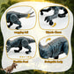 Talgic Remote Control Dinosaur For Boys 4-7, Robot Dinosaur Toys For Kids 5-7, Rc Dinosaur With Realistic Legs & Spray Stream,Remote Dinosaur Toys For Kids3 4 5 6 8 Year Old Boy Birthday Gift (Blue)