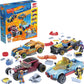MEGA Construx Hot Wheels Kids Car Building Toy Set, Car Customizer with 485 Pieces, Rally Rat, Dawgzilla, Night Shifter, Mod Rod