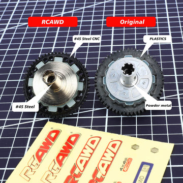 RCAWD 57T Slipper Clutch & Spur Gear Set Upgrades for ARRMA 3S & 4S, 1/10 Big Rock, Granite, Senton, Vorteks, 1/8 Typhon 3S & Kr