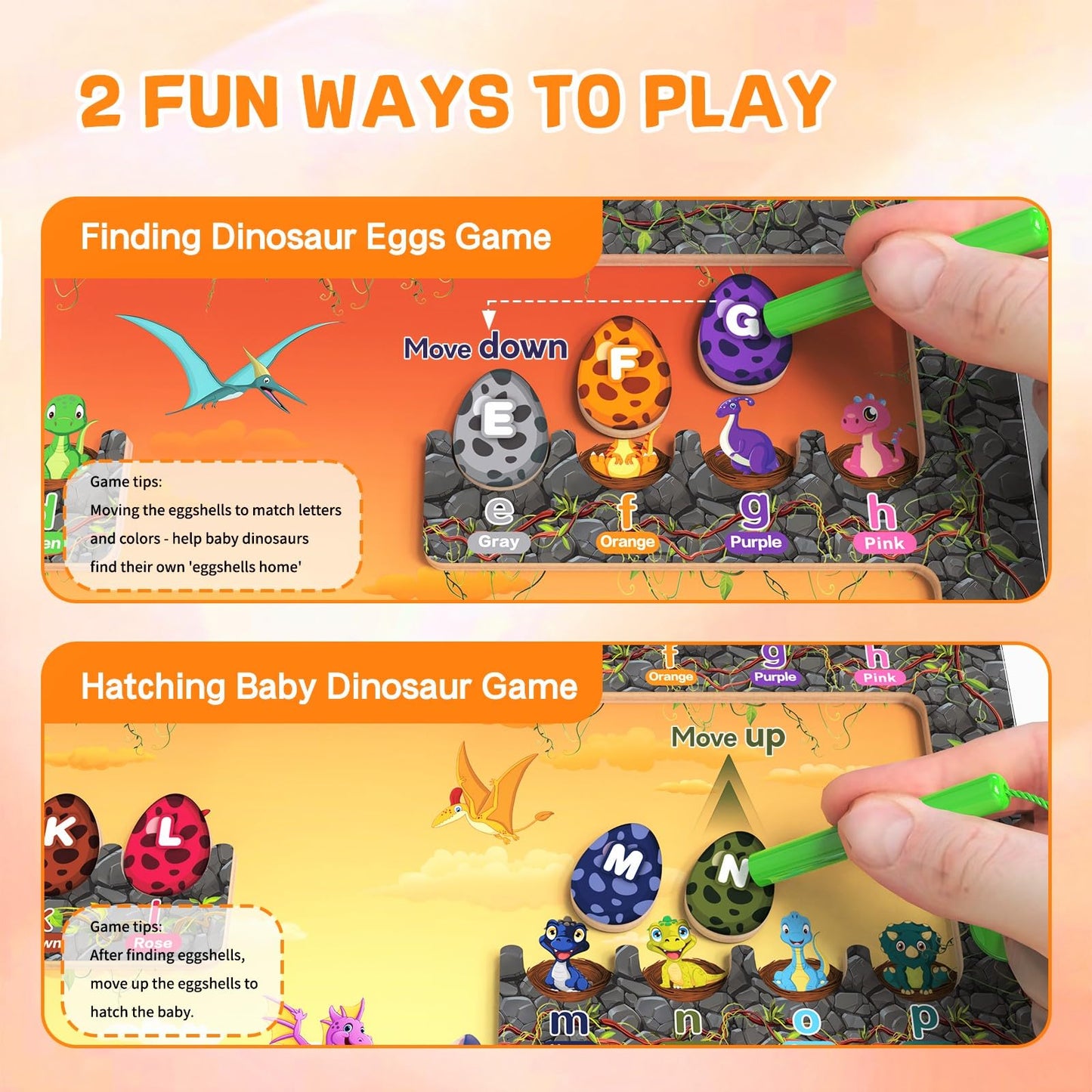 Magnetic Alphabet Maze, Montessori Toys For 3 4 5 Years Old, Alphabet Puzzle Toddler Toys, Magnetic Color And Letter Maze, Presc