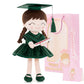 Gloveleya Baby Girl Gifts Graduation Plush Girls Dolls Congratulation Gift For Kindergarten Black 16 Inch