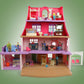 Beverly Hills Doll Collection Sweet Lil Family Friends Figures - New Addition Set Of 9 Dollhouse People - Grandma, Grandpa, Mom, Dad, Sister, Brother, Toddler, Baby And Dog