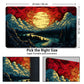 Malqiqi Playmat For Mtg, With Free Storage Bags,Game Mat 24 X 14 Inches, Tcg And Board Game Mat For Cards,Mousepad Desk Mats (Regular,Magic Mat 9)