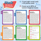 Torlam Sight Words & Phonics Flash Cards for Kids, Medium Cardboard, Learn Digraphs & CVC Blends, Ideal for Pre-K to 3rd Grade