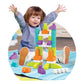 Mega Bloks Big Building Block Set FPM52 - Brown Color, Ideal for Creative Play and Learning