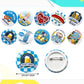 60 Pieces Oktoberfest Decorations Set, Include 30 Oktoberfest Buttons Pins Bavarian Style Badges And 30 Rubber Bracelets For German Theme Oktoberfest Bavarian Beer Festival Party Favors Supplies