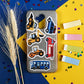 Bulbacraft Truck Stickers - Construction Stickers - Train, Airplane, Tractor, Boat, Fire Truck And Race Car Stickers - Extra Dur