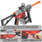 Dulsaera Automatic Blaster, Electric Blaster With Goggles, Shooting Games, 18+, Red