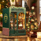 CUTEBEE Book Nook Kit - DIY Miniature House Dollhouse Kit for mature-themed and Teens  Booknook Bookshelf Decor Alley Model Build with LED Light  Gifts for Family and Friends