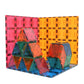 Mag-Genius Magnet Tiles Super Big Magnet Toy Building Toy Board Size of 16 Magnet Tiles 3 Stabilizer 12'' X 12'' Magnet Plates C