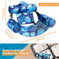 2 Pack Inflatable Pool Floats mature-themed  Floating Chair Lounger  Adjustable Blow up Pool Noodles Float for Heavy Duty mature-themed  Fabric Swimming Water Chair for Party Summer Beach Vocation Essential Lake Fun