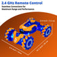 Gesture Sensing RC Stunt Car, Remote Control Car, Rotating Rechargeable Transform Car Toys, with Lights Music Spray, 360 4WD Rem