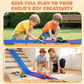 15 Ft Flexible Race Track for Kids - Portable Car Race Track Starter Set with Suction Cups  Rolls Up Easy  Compatible with 1/64 Diecast Cars  Birthday Gift for Boys & Girls Ages 3+ (Blue&Red)