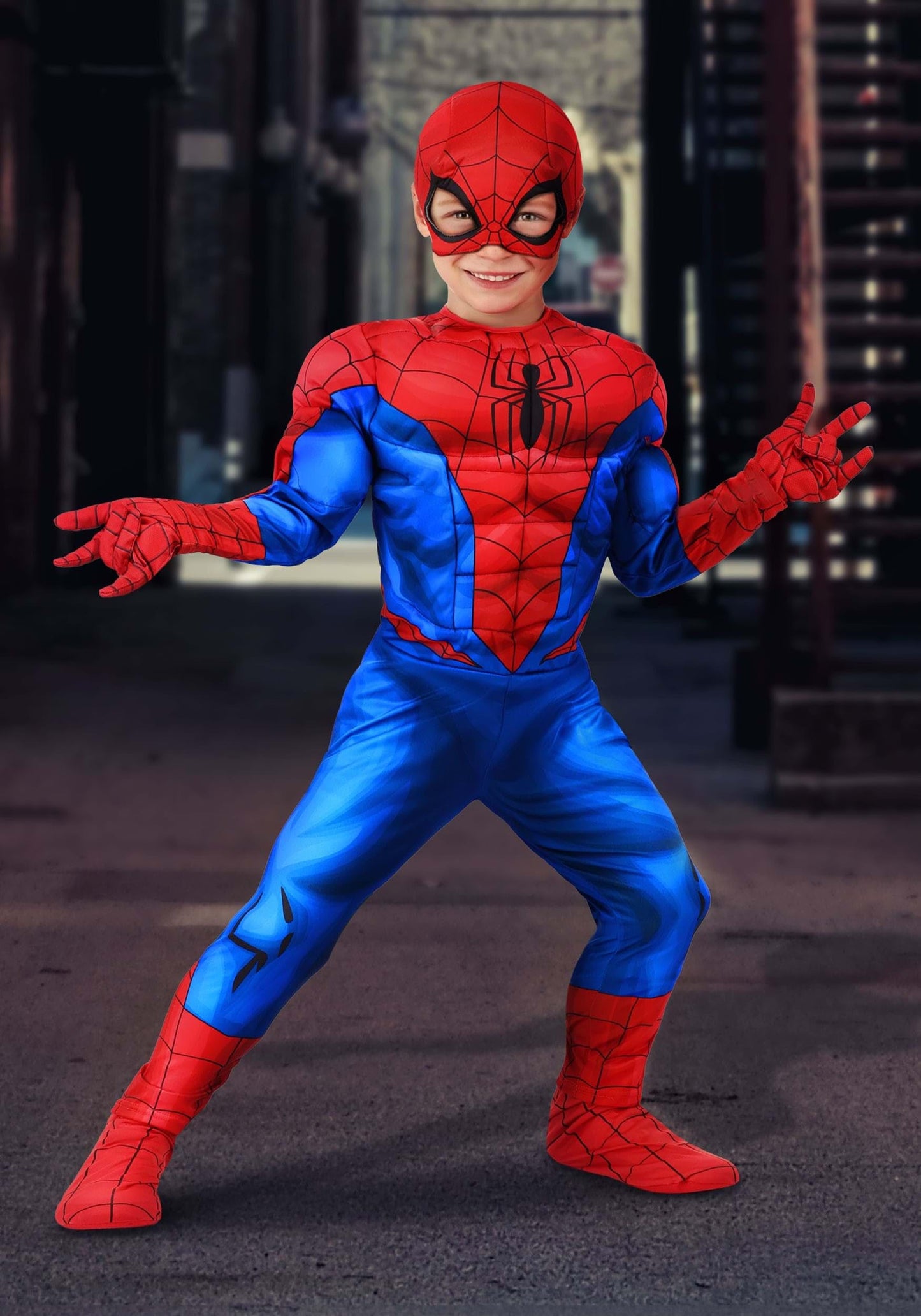 Spider-Man Toddler Costume Boot Covers | Superhero Accessories Standard Red