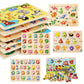 Wooden Peg Puzzles for Toddlers 13  6 Pack Toddler Puzzles, Preschool Educational Learning Puzzle Toys for Kids, Alphabet, Num