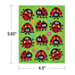 Carson Dellosa Ladybugs Shape Stickers