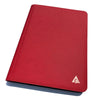 Rayvol enhanced 16-Pocket 100 Card Binder  Ringless Trading Card Album Folder - Side Loading Black Page Pocket Binder for TCG -Red