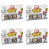 Funko Bitty Pop! Harry Potter 4-Pack Bundle - 16 Mini Figures Featuring Hogwarts Characters & Mystery Figures