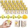Wettarn 24 Sets Bee Gifts Positive Cute Stress Balls with Support Gift Boxes Inspirational Party Favors for Employee Coworker Fr
