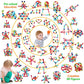 Couomoxa 110 Pcs Magnetic Building Blocks Toy-Stem Construction Building Set Learn Resource For Toddler Kids Magnet Toys For 3+