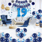 Naninuneno 19Th Blue Birthday Party Decorations For Boy Girl Men Women, Happy 19 Birthday Balloons Supplies With Happy Birthday